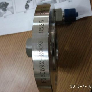 不锈钢法兰激光刻字