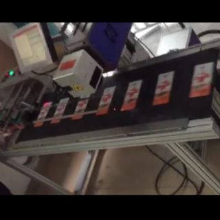 包装袋飞行co2打标lwmlaser
