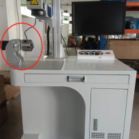 激光打标机带夹具旋转打标